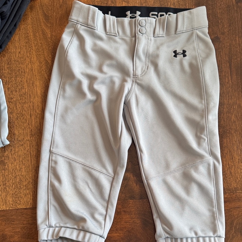 Under Armour Kids Gray Softball pants